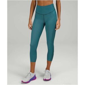 Lululemon Base Pace High-Rise Crop 23" *Two-Tone Ribbed